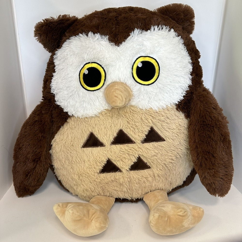 23" Jumbo Adventure Planet Owl Brown Plush Stuffed Animal Toy Large